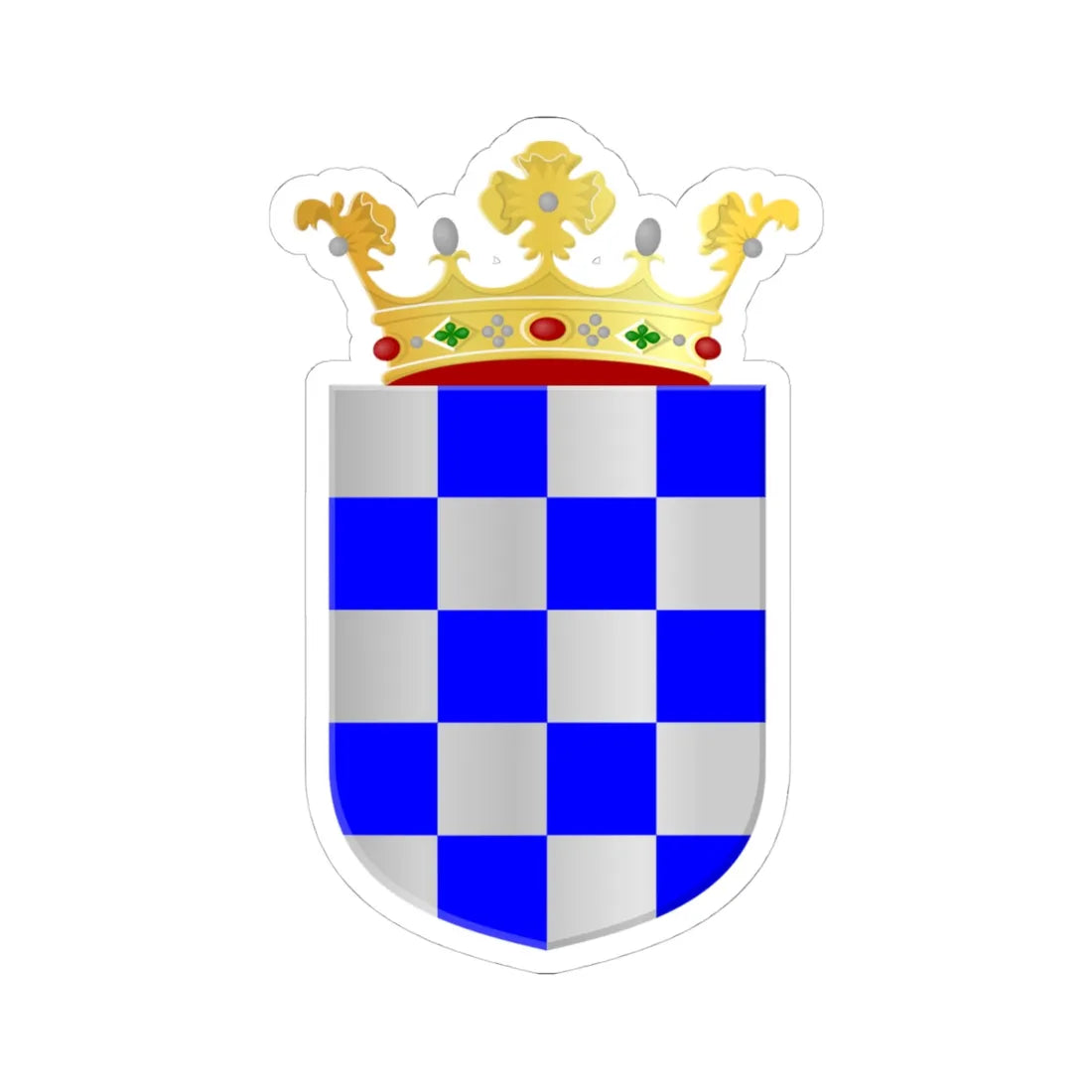 Dalfsen wapen (Netherlands) (Coat of Arms) STICKER Vinyl Kiss-Cut Decal - The Sticker Space