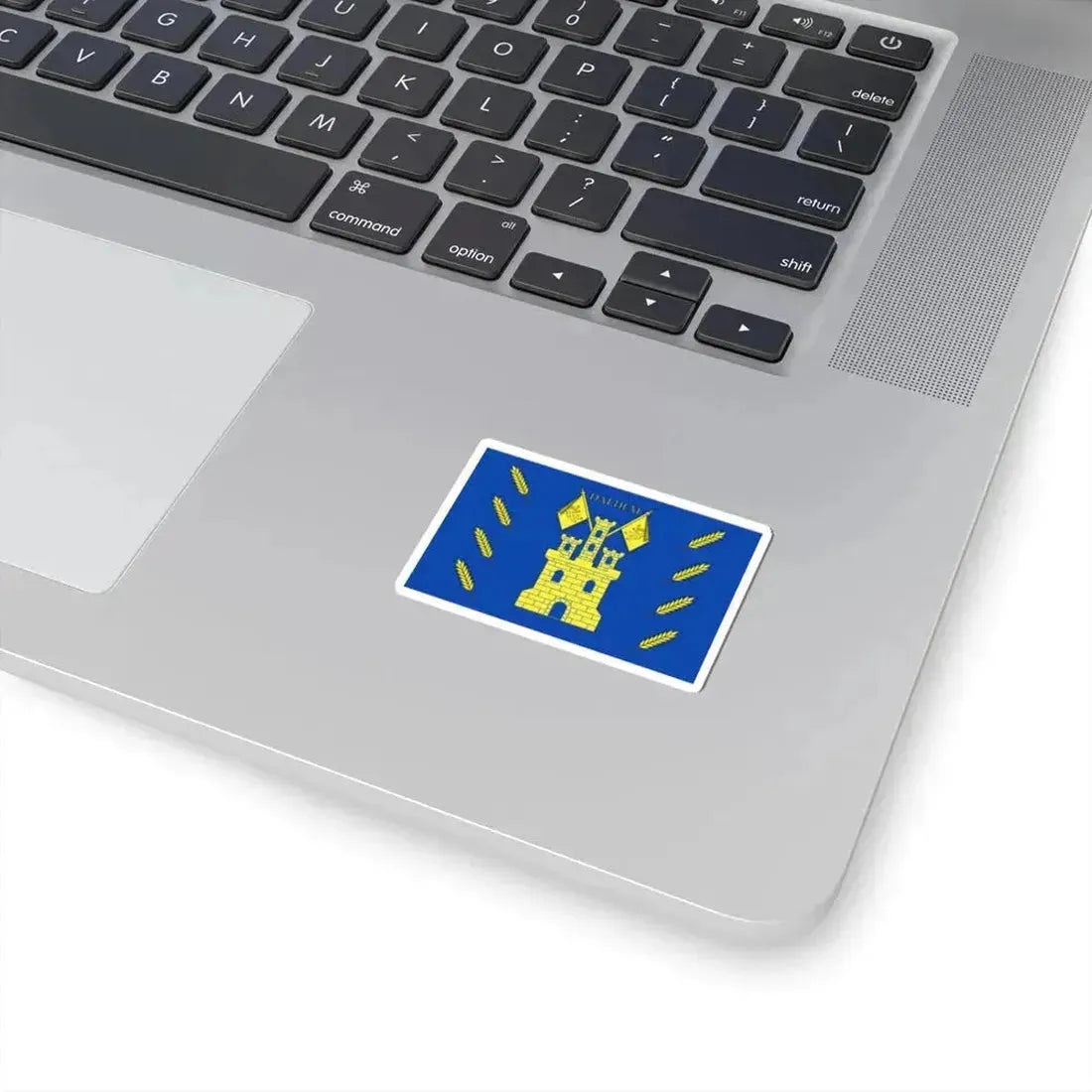 Dalhem vlag (Belgium) STICKER Vinyl Kiss-Cut Decal - The Sticker Space