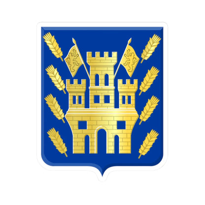 Dalhem wapen (Belgium) (Coat of Arms) STICKER Vinyl Kiss-Cut Decal 2 Inch White - The Sticker Space