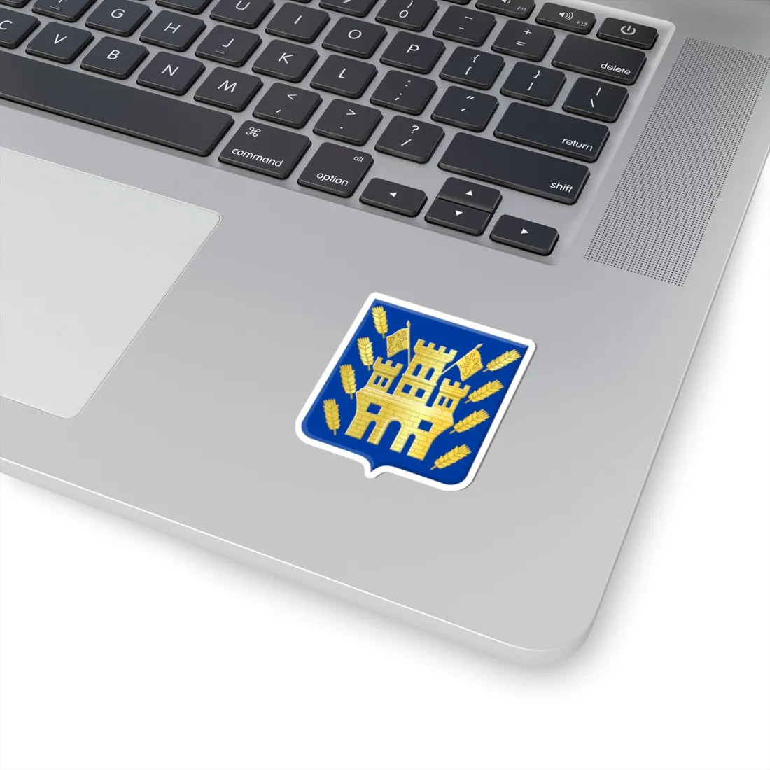 Dalhem wapen (Belgium) (Coat of Arms) STICKER Vinyl Kiss-Cut Decal - The Sticker Space