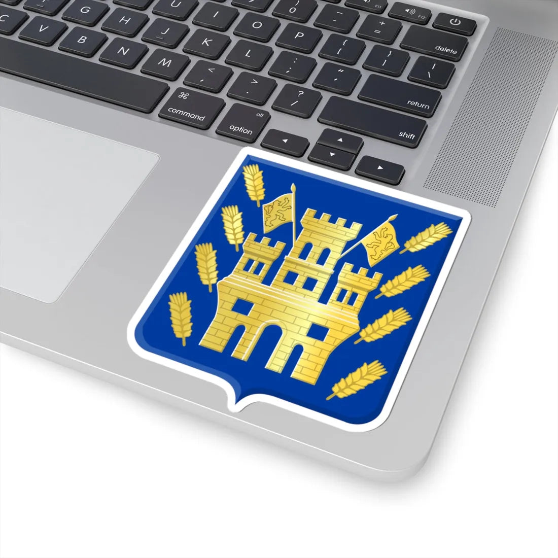 Dalhem wapen (Belgium) (Coat of Arms) STICKER Vinyl Kiss-Cut Decal - The Sticker Space