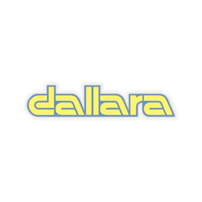 Dallara Automobili S.p.A. (Logo) STICKER Vinyl Kiss-Cut Decal 2 Inch Transparent - The Sticker Space