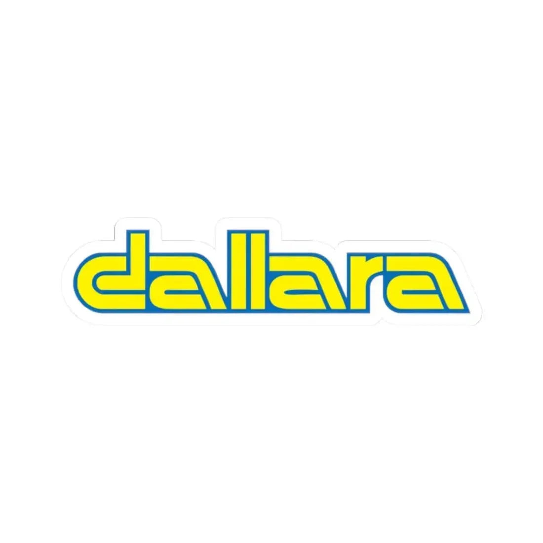 Dallara Automobili S.p.A. (Logo) STICKER Vinyl Kiss-Cut Decal 2 Inch White - The Sticker Space