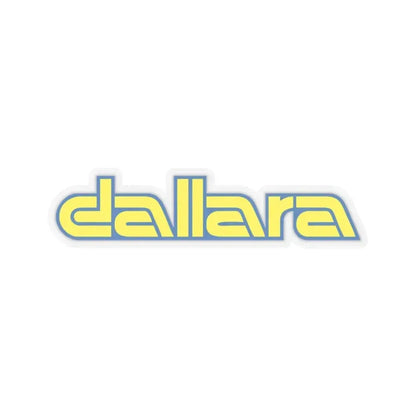 Dallara Automobili S.p.A. (Logo) STICKER Vinyl Kiss-Cut Decal 3 Inch Transparent - The Sticker Space
