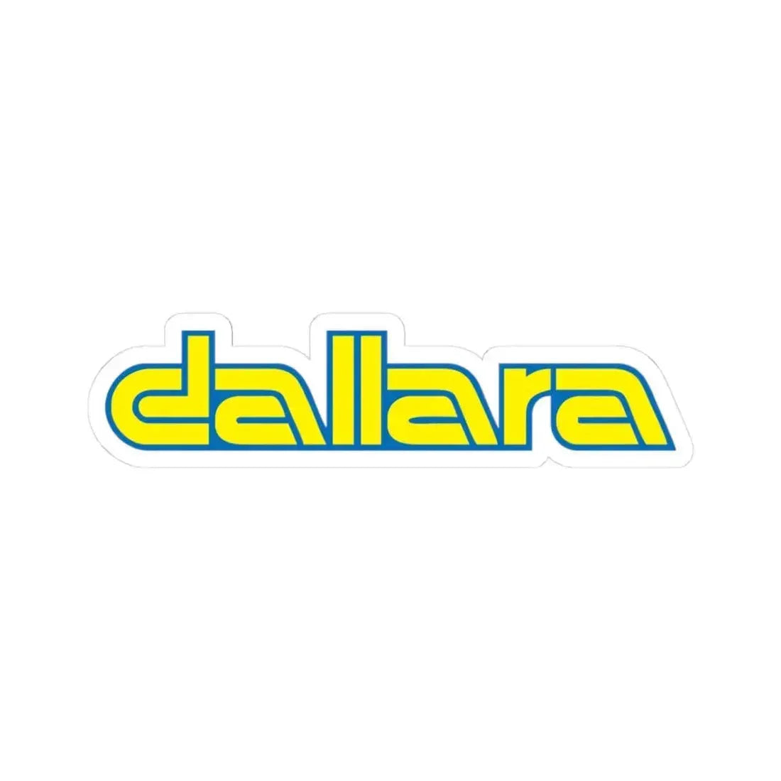 Dallara Automobili S.p.A. (Logo) STICKER Vinyl Kiss-Cut Decal 3 Inch White - The Sticker Space