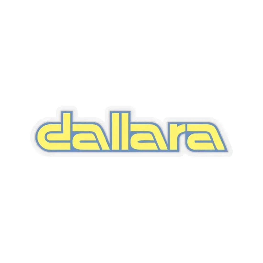 Dallara Automobili S.p.A. (Logo) STICKER Vinyl Kiss-Cut Decal 4 Inch Transparent - The Sticker Space