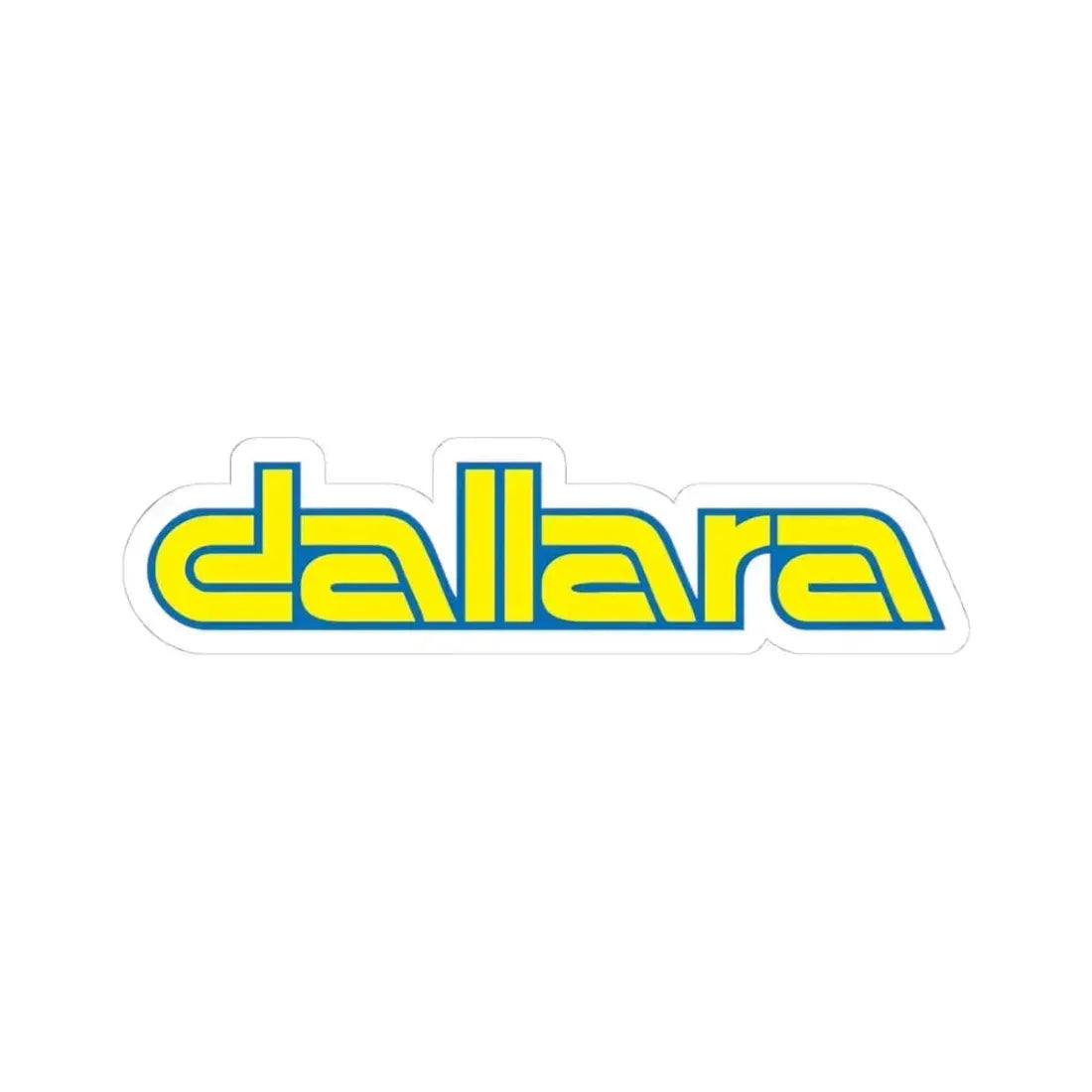 Dallara Automobili S.p.A. (Logo) STICKER Vinyl Kiss-Cut Decal 4 Inch White - The Sticker Space