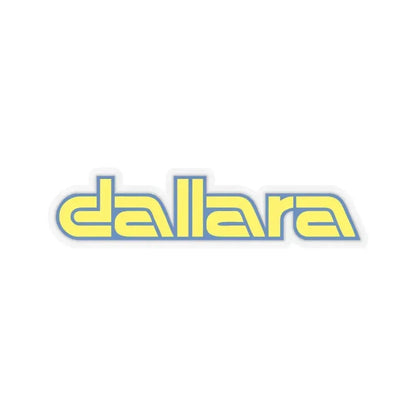 Dallara Automobili S.p.A. (Logo) STICKER Vinyl Kiss-Cut Decal 6 Inch Transparent - The Sticker Space