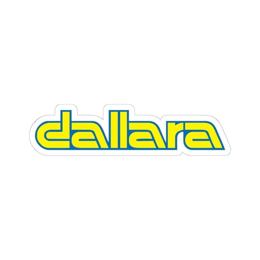 Dallara Automobili S.p.A. (Logo) STICKER Vinyl Kiss-Cut Decal 6 Inch White - The Sticker Space