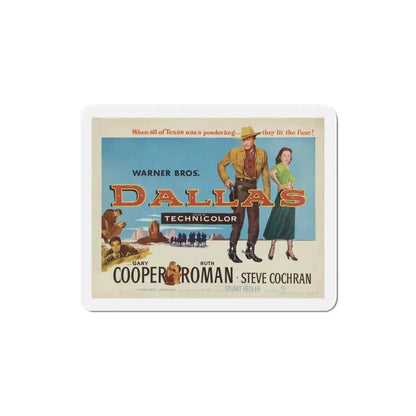 Dallas 1950 Movie Poster Refrigerator Magnet - The Sticker Space