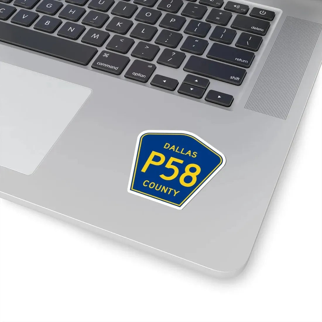 Dallas County Route P58 IA (Iowa) (Road Sign) STICKER Vinyl Kiss-Cut Decal - The Sticker Space