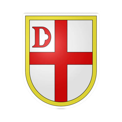 Dalpe-coat of arms (Switzerland) (Coat of Arms) STICKER Vinyl Kiss-Cut Decal 2 Inch White - The Sticker Space