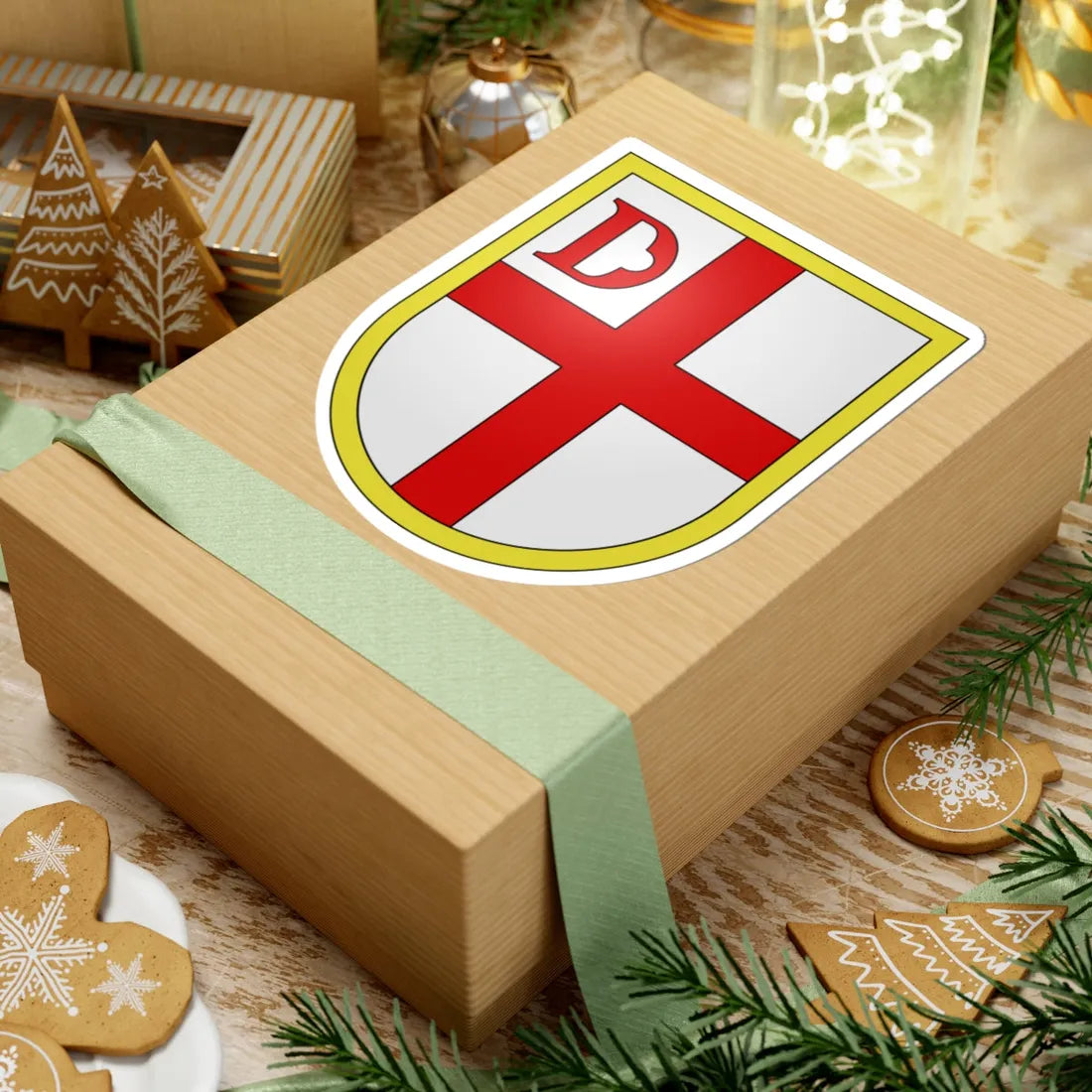 Dalpe-coat of arms (Switzerland) (Coat of Arms) STICKER Vinyl Kiss-Cut Decal - The Sticker Space