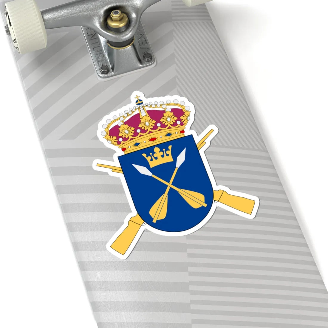 Dalregementet vapen (Sweden) (Coat of Arms) STICKER Vinyl Kiss-Cut Decal - The Sticker Space
