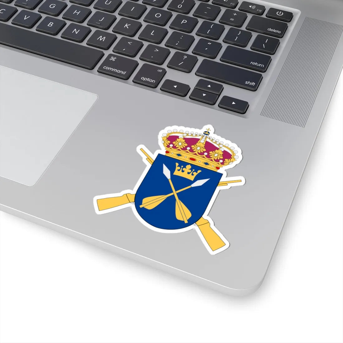 Dalregementet vapen (Sweden) (Coat of Arms) STICKER Vinyl Kiss-Cut Decal - The Sticker Space