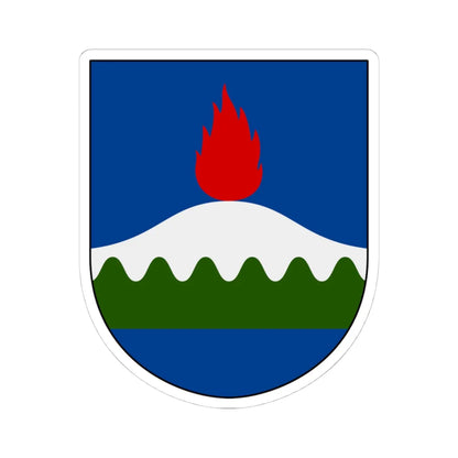 Dals-Ed vapen (Sweden) (Coat of Arms) STICKER Vinyl Kiss-Cut Decal 4 Inch White - The Sticker Space