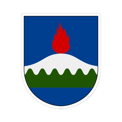 Dals-Ed vapen (Sweden) (Coat of Arms) STICKER Vinyl Kiss-Cut Decal 6 Inch White - The Sticker Space