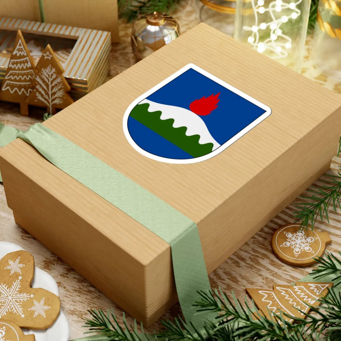 Dals-Ed vapen (Sweden) (Coat of Arms) STICKER Vinyl Kiss-Cut Decal - The Sticker Space