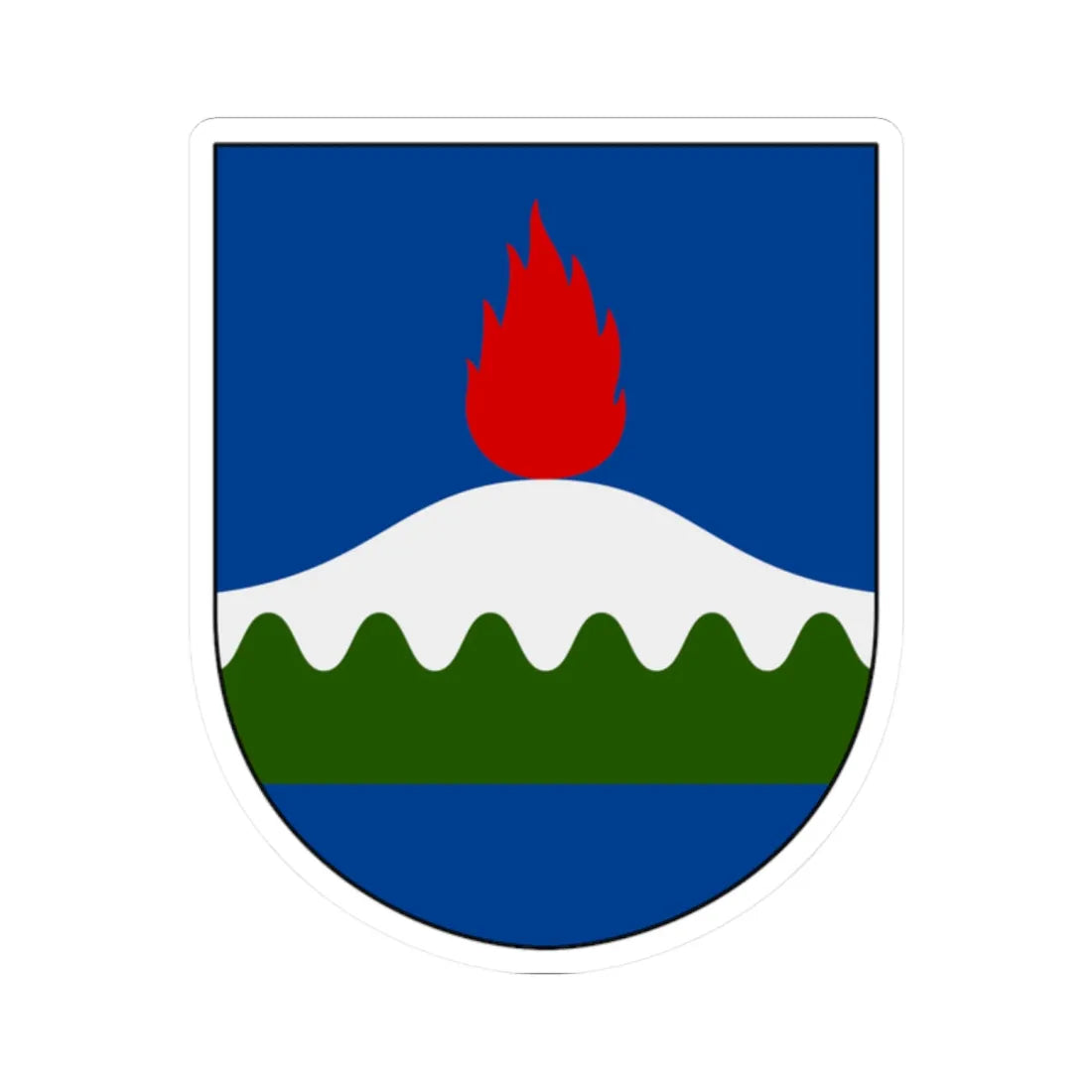 Dals-Ed vapen (Sweden) (Coat of Arms) STICKER Vinyl Kiss-Cut Decal - The Sticker Space