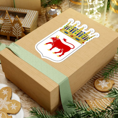 Dalslands vapen crowned (Sweden) (Coat of Arms) STICKER Vinyl Kiss-Cut Decal - The Sticker Space