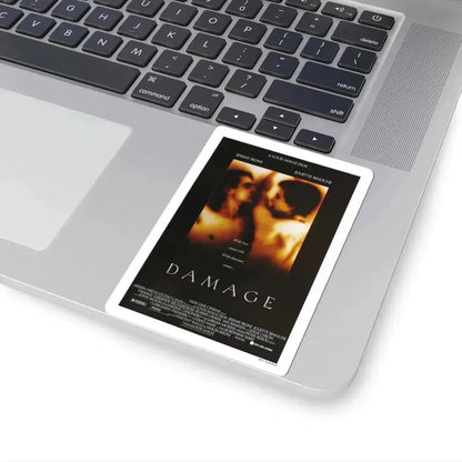 Damage 1992 Movie Poster - STICKER Vinyl Kiss-Cut Decal - The Sticker Space