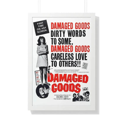 DAMAGED GOODS 1961 - Framed Movie Poster - The Sticker Space