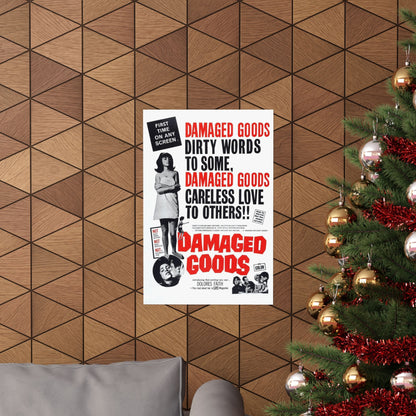 DAMAGED GOODS 1961 - Paper Movie Poster-The Sticker Space