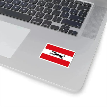 Damme vlag (Belgium) STICKER Vinyl Kiss-Cut Decal - The Sticker Space