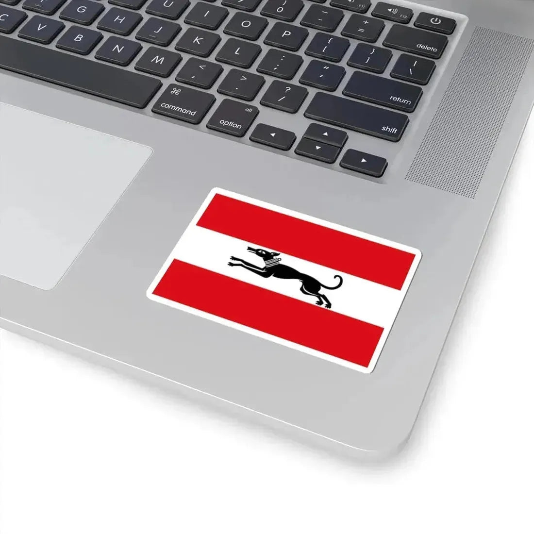 Damme vlag (Belgium) STICKER Vinyl Kiss-Cut Decal - The Sticker Space