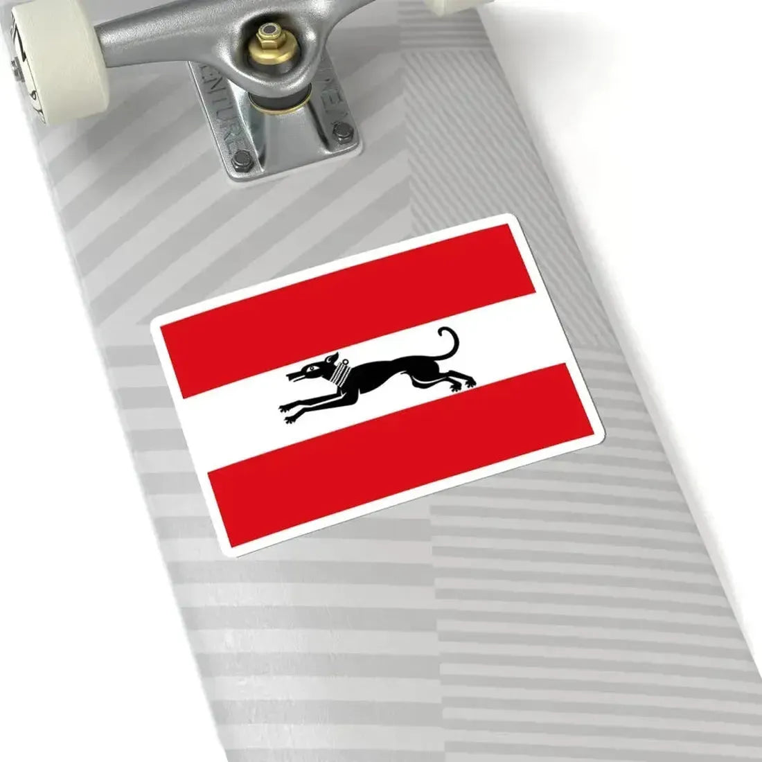 Damme vlag (Belgium) STICKER Vinyl Kiss-Cut Decal - The Sticker Space