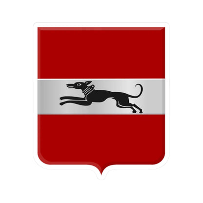 Damme wapen (Belgium) (Coat of Arms) STICKER Vinyl Kiss-Cut Decal 2 Inch White - The Sticker Space