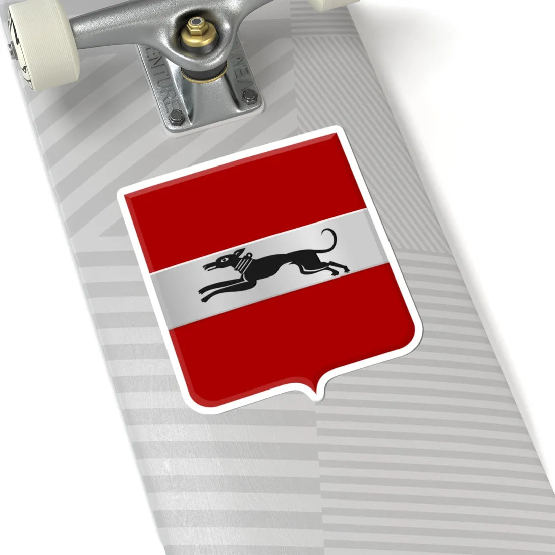 Damme wapen (Belgium) (Coat of Arms) STICKER Vinyl Kiss-Cut Decal - The Sticker Space