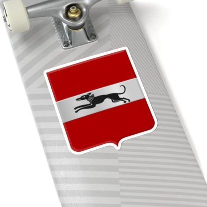 Damme wapen (Belgium) (Coat of Arms) STICKER Vinyl Kiss-Cut Decal - The Sticker Space