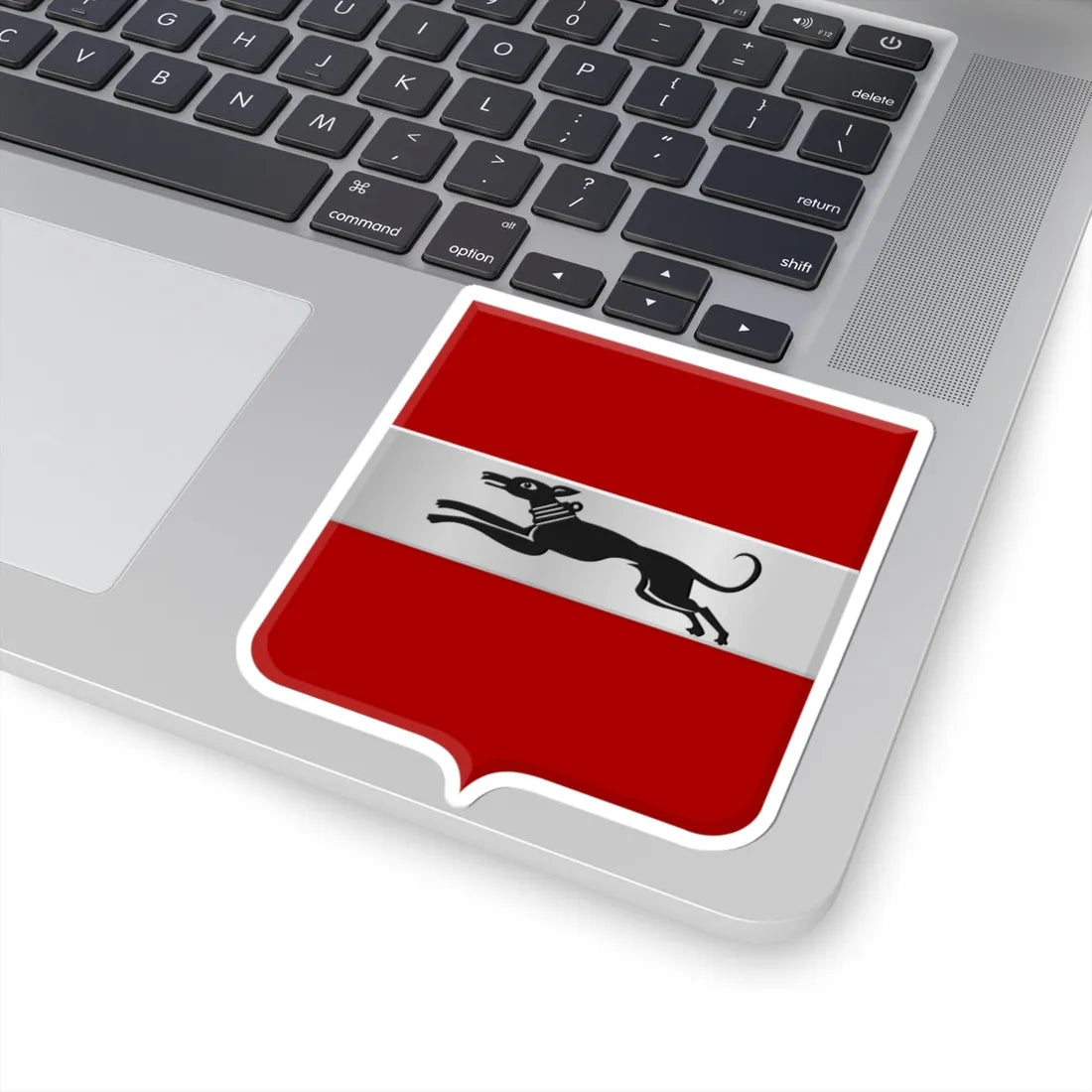 Damme wapen (Belgium) (Coat of Arms) STICKER Vinyl Kiss-Cut Decal - The Sticker Space