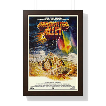 DAMNATION ALLEY 1977 - Framed Movie Poster-16″ x 24″-The Sticker Space