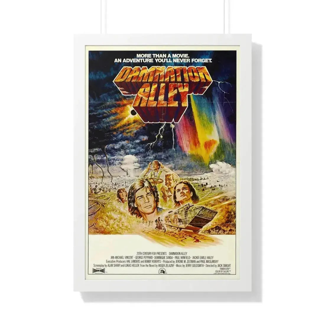 DAMNATION ALLEY 1977 - Framed Movie Poster - The Sticker Space