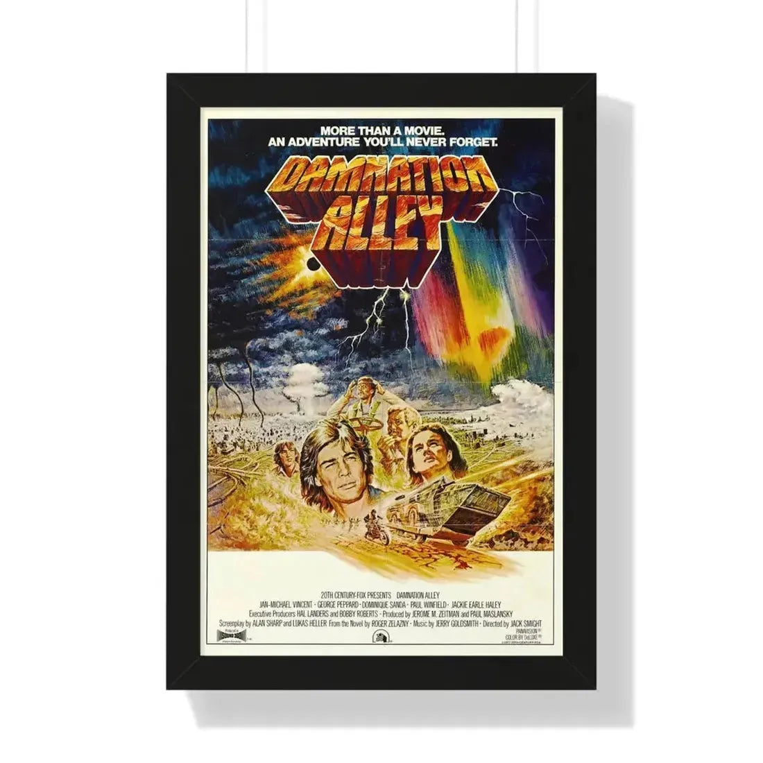 DAMNATION ALLEY 1977 - Framed Movie Poster - The Sticker Space