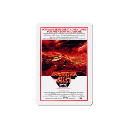 Damnation Alley 1977 Movie Poster Die-Cut Magnet-2 Inch-The Sticker Space