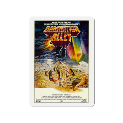 DAMNATION ALLEY 1977 Movie Poster - Die-Cut Magnet-2" x 2"-The Sticker Space