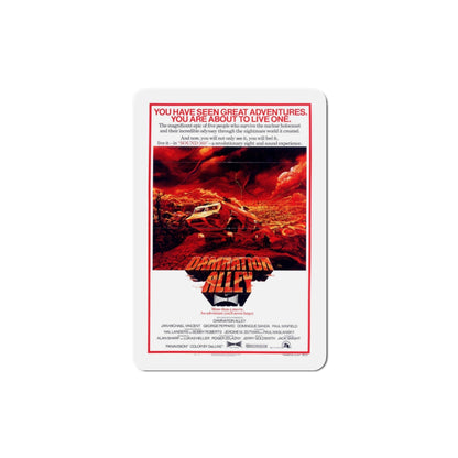 Damnation Alley 1977 Movie Poster Die-Cut Magnet-3 Inch-The Sticker Space