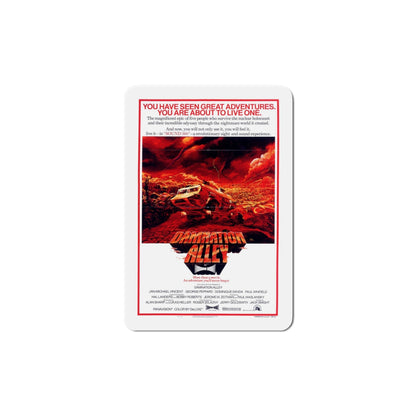 Damnation Alley 1977 Movie Poster Die-Cut Magnet-6 Inch-The Sticker Space