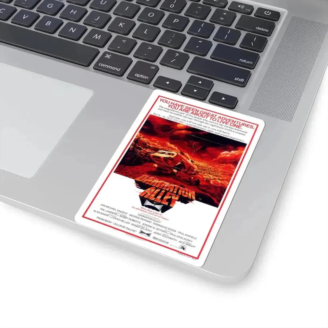 Damnation Alley 1977 Movie Poster - STICKER Vinyl Kiss-Cut Decal - The Sticker Space