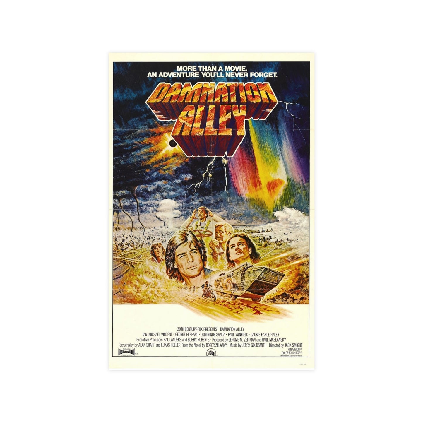 DAMNATION ALLEY 1977 - Paper Movie Poster-11″ x 17″ (Vertical)-The Sticker Space
