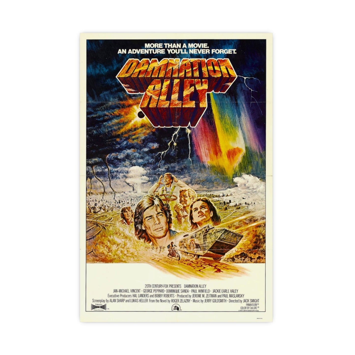 DAMNATION ALLEY 1977 - Paper Movie Poster-16″ x 24″ (Vertical)-The Sticker Space