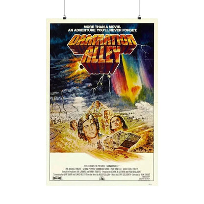 DAMNATION ALLEY 1977 - Paper Movie Poster - The Sticker Space