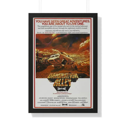 DAMNATION ALLEY (2) 1977 - Framed Movie Poster 20" x 30" Black - The Sticker Space