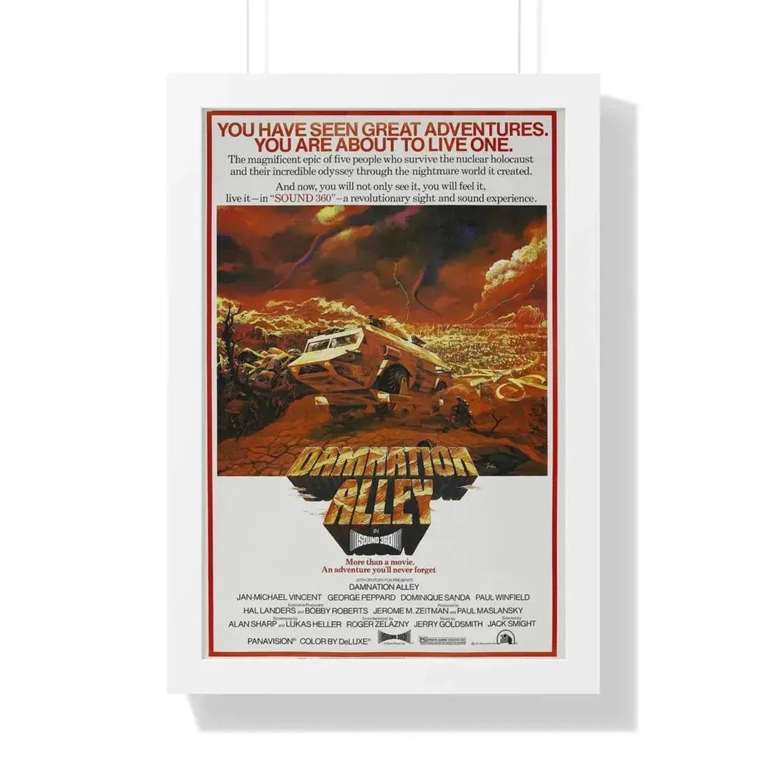 DAMNATION ALLEY (2) 1977 - Framed Movie Poster - The Sticker Space