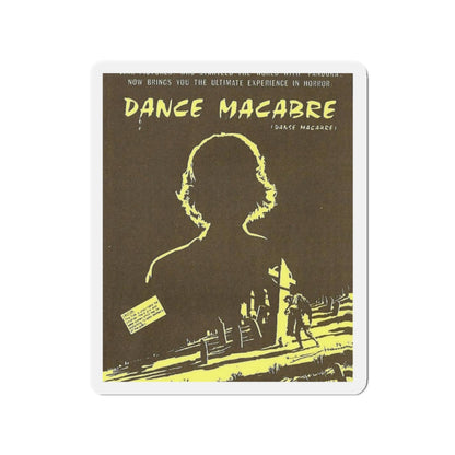 DANCE MACABRE 1986 Movie Poster - Die-Cut Magnet-2" x 2"-The Sticker Space