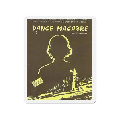 DANCE MACABRE 1986 Movie Poster - Refrigerator Magnet 2 Inch - The Sticker Space