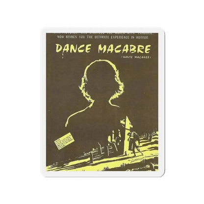DANCE MACABRE 1986 Movie Poster - Refrigerator Magnet - The Sticker Space
